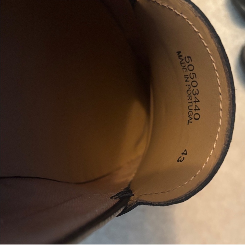 Boss Black Leather Slip-On Loafers - Picture 2 of 5